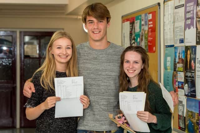 Beth Gribbin, Callum Bennett and Amelia Holt.