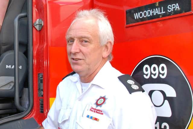 Watch manager at Woodhall Spa Fire Station Ian Draper