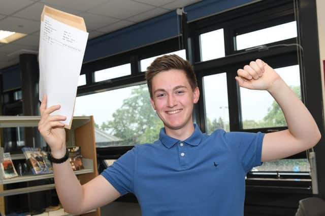 A-Level Results. St George's Academy. Will Fovargue 18. EMN-170817-105733001