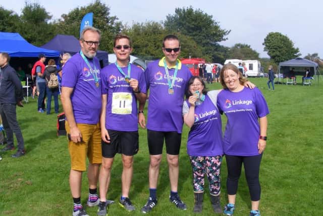 Linkage Community Trust team. Pictured is: Anthony Spiers, Anders Holmes, Edward Oliver, Suzanne Cawley and Amber Spiers.