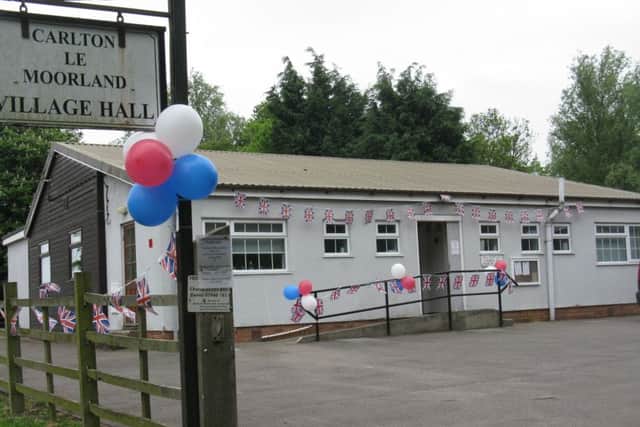 Carlton le Moorland Village Hall.