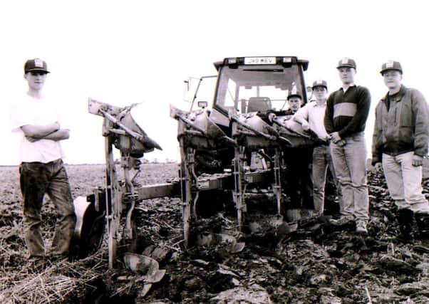 Heckington Young Farmers Club ploughathon back in 1992. EMN-170915-120335001