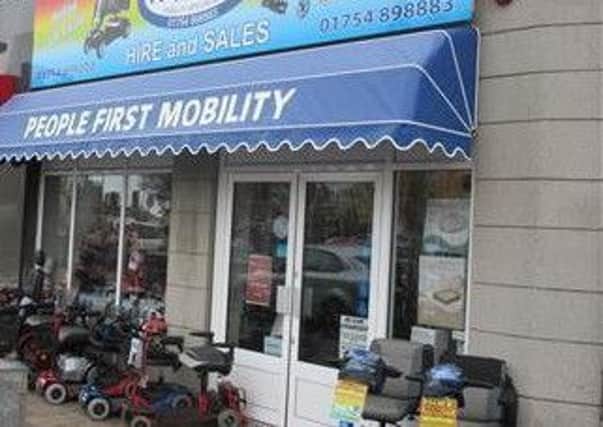 People First Mobility, in Skegness, has been chosen as one of 100 businesses to be showcased on social media in the run up to Small Business Saturday. ANL-170913-133754001