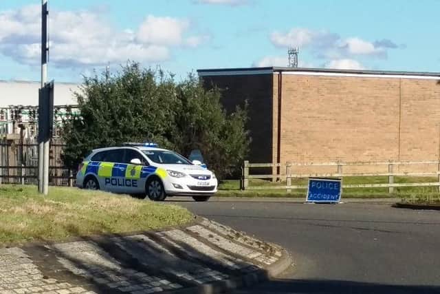 The road was closed between the two roundabouts, following the collision on Wednesday September 13.