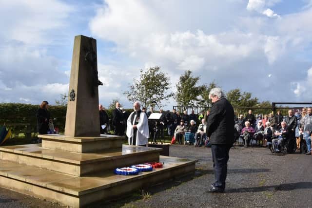 The RAF Wickenby Memorial Service and Parade was held at the Icarus Memorial (Photo by John Edwards) EMN-170918-123901001