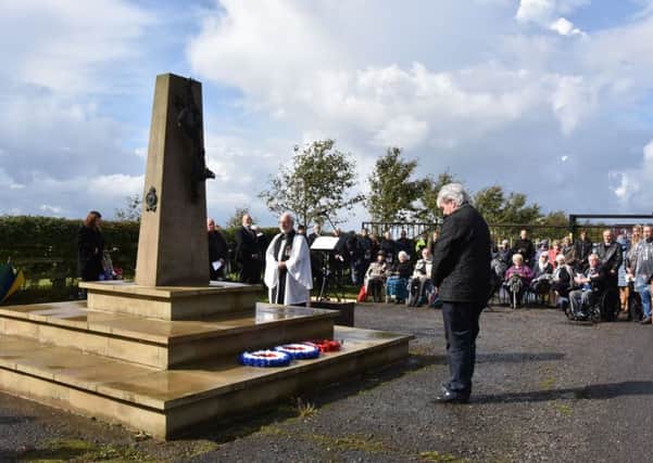 The RAF Wickenby Memorial Service and Parade was held at the Icarus Memorial (Photo by John Edwards) EMN-170918-123901001