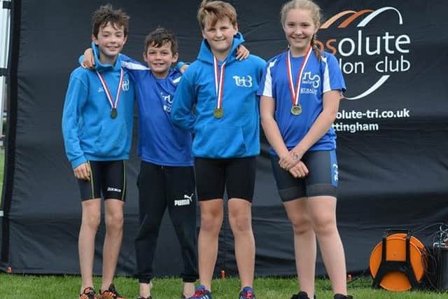 Pictured are George Pemberton, Jack Pemberton, Abbie Wilkinson and Harry Turner. 2iSd4_p952W5d0WMo3o4