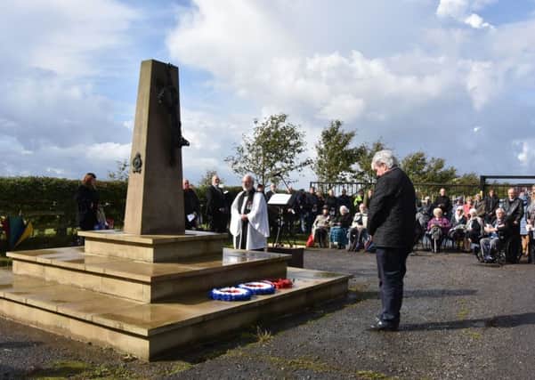 The RAF Wickenby Memorial Service and Parade was held at the Icarus Memorial (Photo by John Edwards) EMN-170918-123901001
