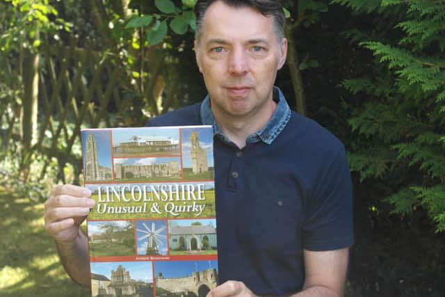 Andrew Beardmore pictured with his new book.