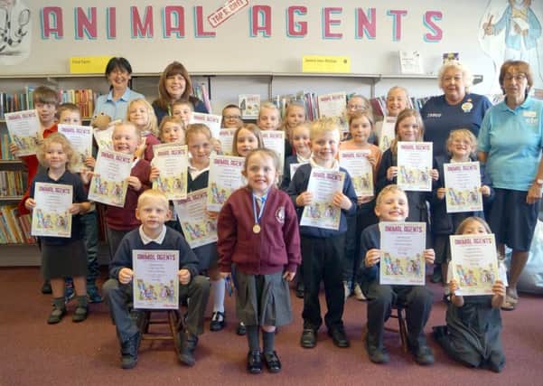 Young readers who completed the Summer Reading Challenge at Market Masen Library went along to collect their certificates EMN-170918-115755001