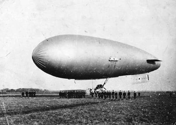 An airship pictured at Cranwell. EMN-170922-145925001