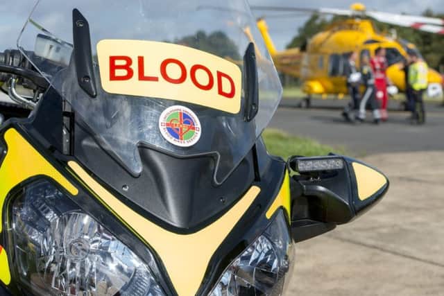 Blood Bikes are working with the Lincs & Notts Air Ambulance to provide life-saving supplies EMN-170920-074326001