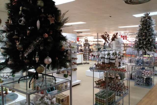 The Christmas department in Oldrids Downtown in Boston this week