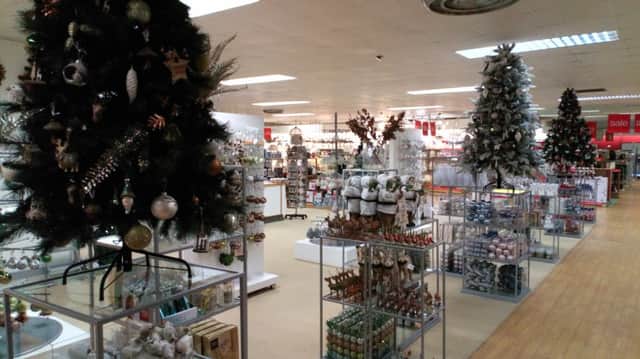 The Christmas department in Oldrids Downtown in Boston this week