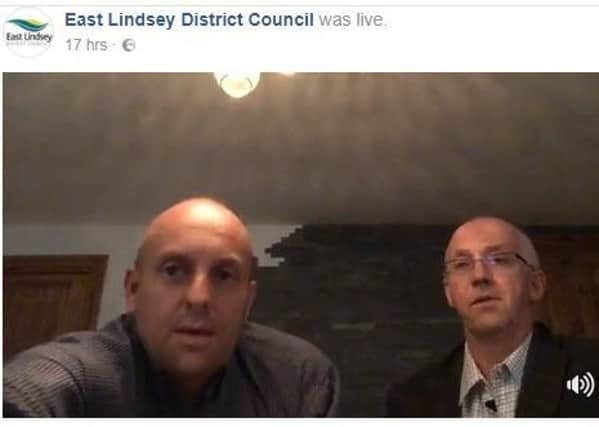 Coun Adam Grist and Coun Craig Leyland spoke during a live broadcast on Facebook on Wednesday evening (September 20).