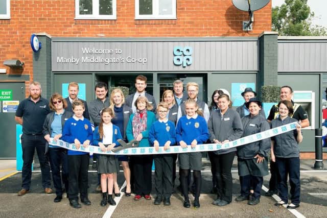 Opening of the Co-op store in Manby Middlegate on September 21.