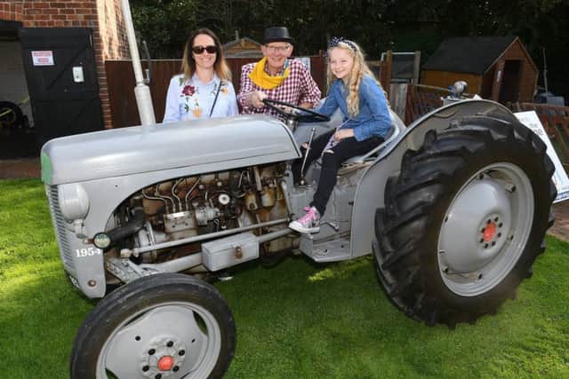 From left Hannah Webster, Harry Johnson and Maddie Webster, 10, of Skegness. EMN-170926-113033001