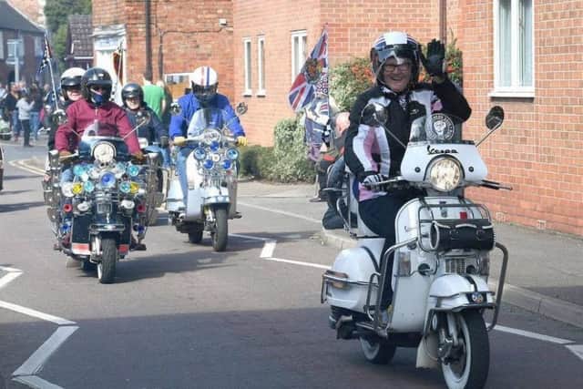 Sleaford All-Knighters' Happy Chappy ride out. EMN-170926-131901001