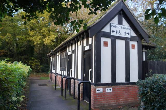 The public toilet facilities in Woodhall Spa.