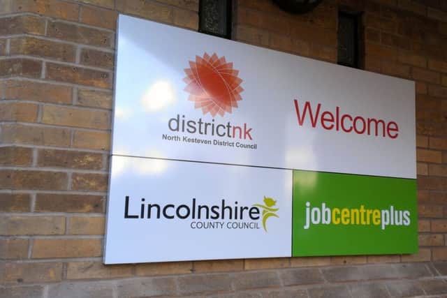 North Kesteven District Council and Lincolnshire County Council signs. EMN-170929-232718001