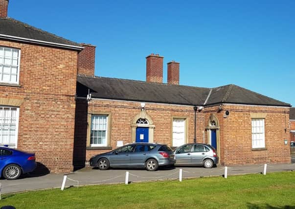 Town Council offices at the Old Police station.