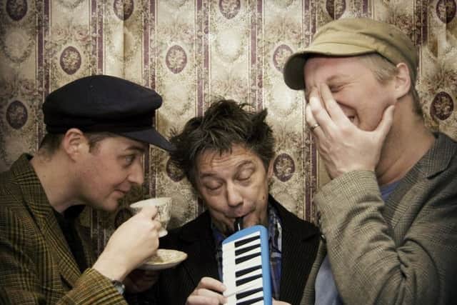 Simon Jones, Andy Smith and Martin Purdy from Harp & A Monkey are coming to Ashby de la Launde. EMN-170410-154646001