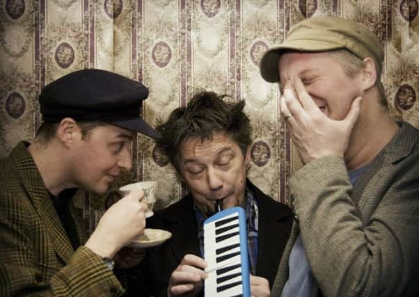 Simon Jones, Andy Smith and Martin Purdy from Harp & A Monkey are coming to Ashby de la Launde. EMN-170410-154646001