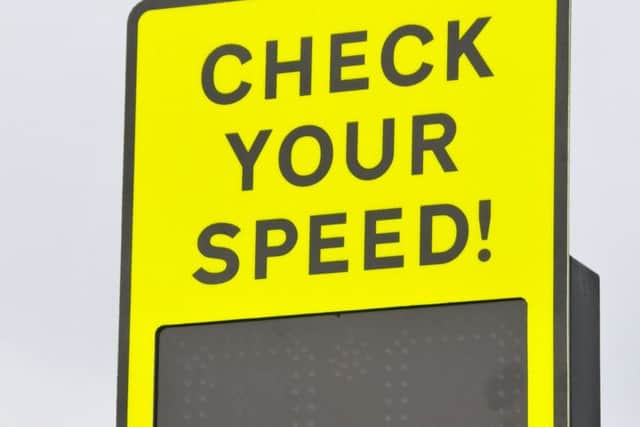 New Community Speed Watch signs to be installed on Grantham Road. EMN-170410-135749001