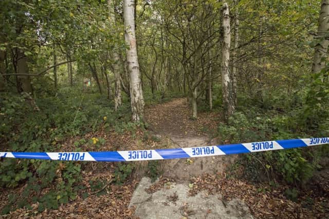 Police cordoned off the scene.