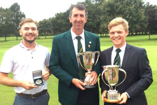 Kieron Spencer-Chaplin (left) joined clubmate Sam Done in the podium spots at the Lincolnshire Open EMN-170910-095354002