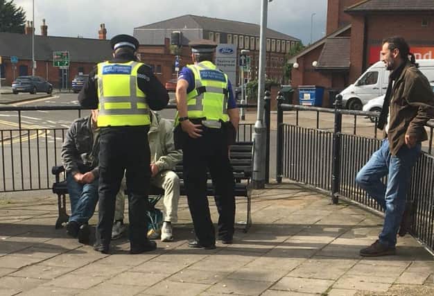 Police continued their fight against anti-social behaviour in Skegness yesterday. ANL-171010-074504001