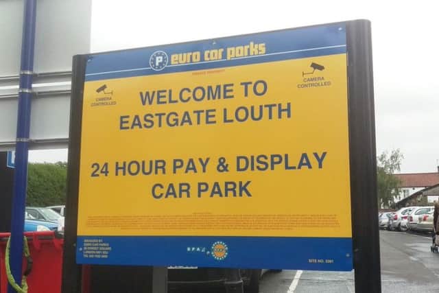 The car park in Eastgate, Louth.