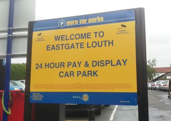 The car park in Eastgate, Louth.