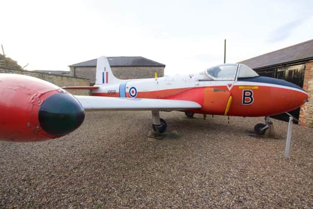 The Jet Provost exhibit, part of Cranwell's flying heritage. EMN-171010-105756001