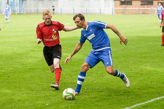 Ben Davison in action against Silbey.