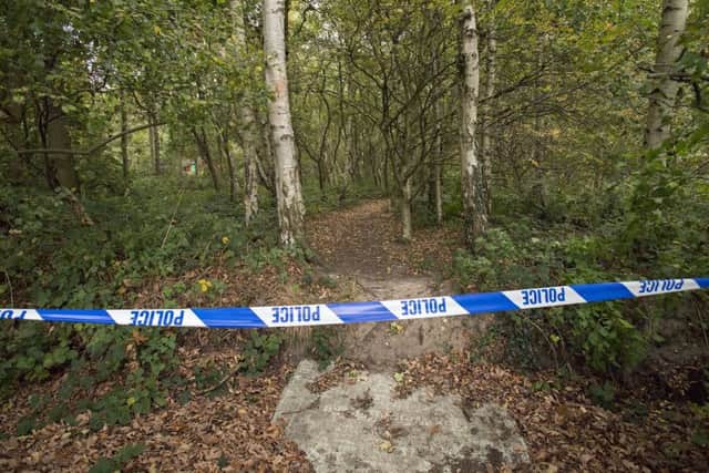 Police cordoned off the scene.