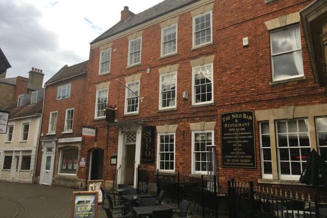 The Solo Bar, in Sleaford. EMN-171016-161511001