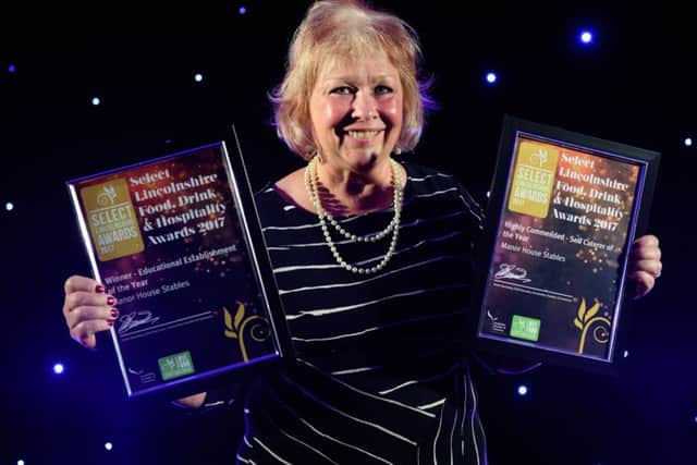 Sherry Forbes pictured at the Select Lincolnshire Food Drink and Hospitality Awards. EMN-171013-154400001