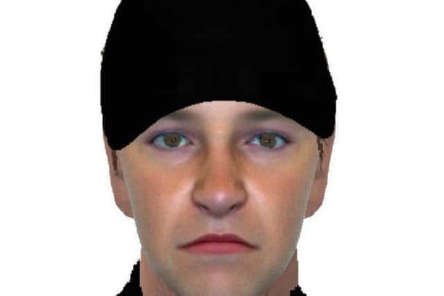 Police have released this e-fit of a man they wish to trace related to ongoing investigations into a series of burglaries in Billinghay. EMN-171110-124342001