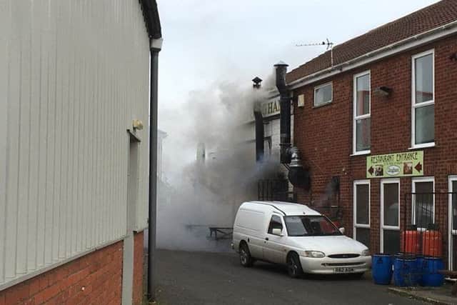The community is rallying after a fire at Ginghams Fish and Chip Restaurant in Chapel St Leonards. ANL-171110-142854001