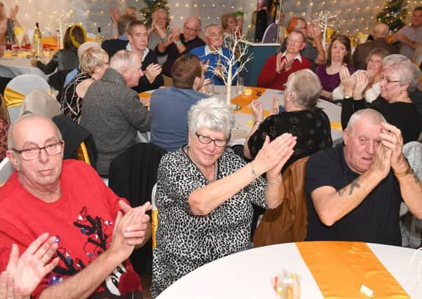 Last year's Christmas party for pensioners at Grovesner House Hotel in Skegness. Photo: MSKP-151216-18 ANL-171017-105127001