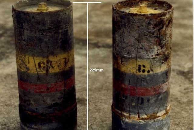 An example of the type of canisters found