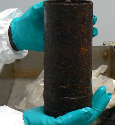 An example of the type of canisters found