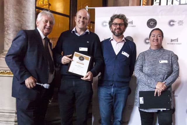 From left: Brian Turner - Chef Restaurateur and President of the Royal Academy of Culinary Arts, Tim Jones of Lincolnshire Poacher, Ollie Lloyd of Great British Chefs and Wendy Wilson-Bett of Peters Yard EMN-171016-073054001