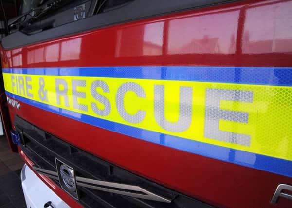 Crews were called to the fire at Amberley Castle overnight