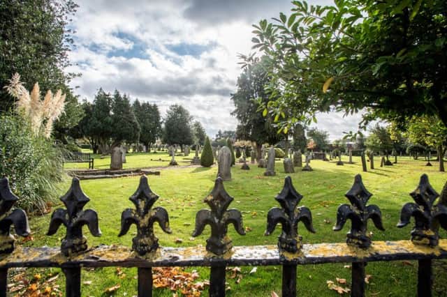 The existing burial ground off Boston Road and, inset, the proposed new site close to the River Bain