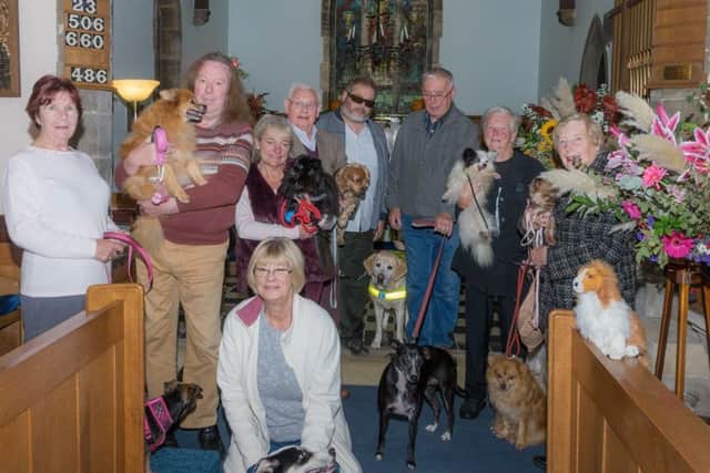 A pet blessing was recently held in Trusthorpe.