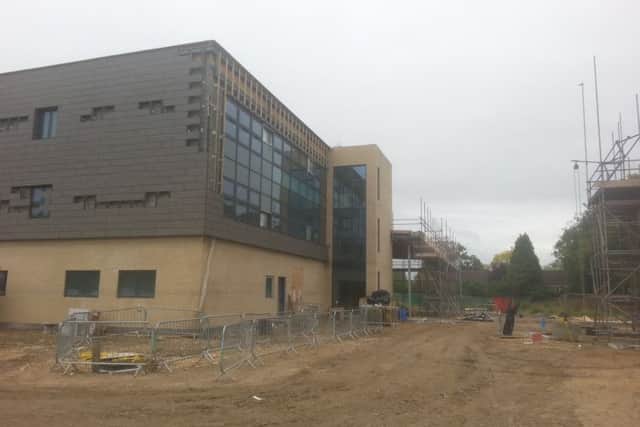 The new Sleaford fire station under construction. EMN-171017-111217001