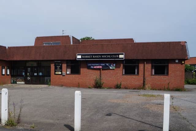 The former Market Rasen Social Club EMN-171018-062651001