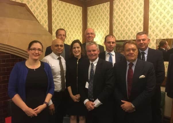 Secretary of State Sajid Javid meets Lincolnshire MPs and councillors to discuss fairer funding for local government in the county. EMN-171019-132731001